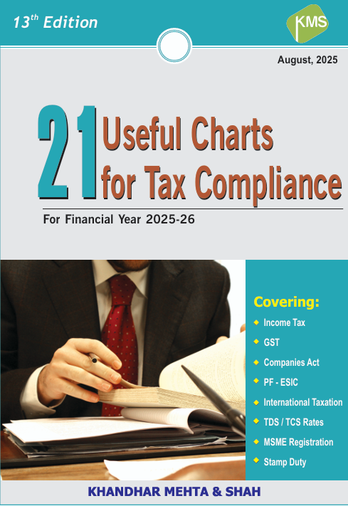21 Useful Charts for Tax Compliance - 13th Edition